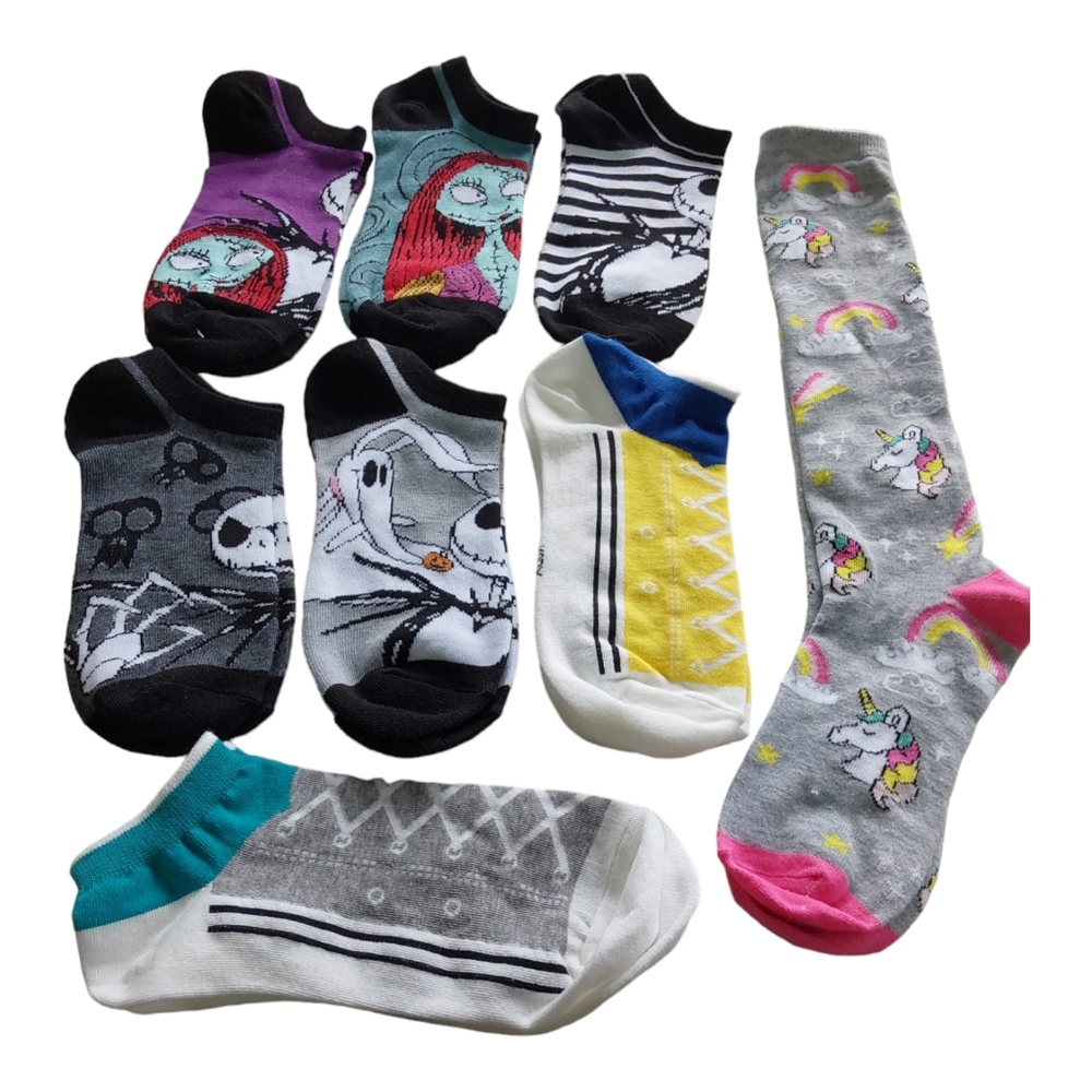 8 Girls Fun Socks